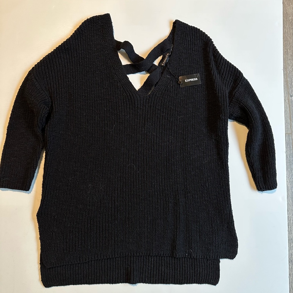 Express black sweater